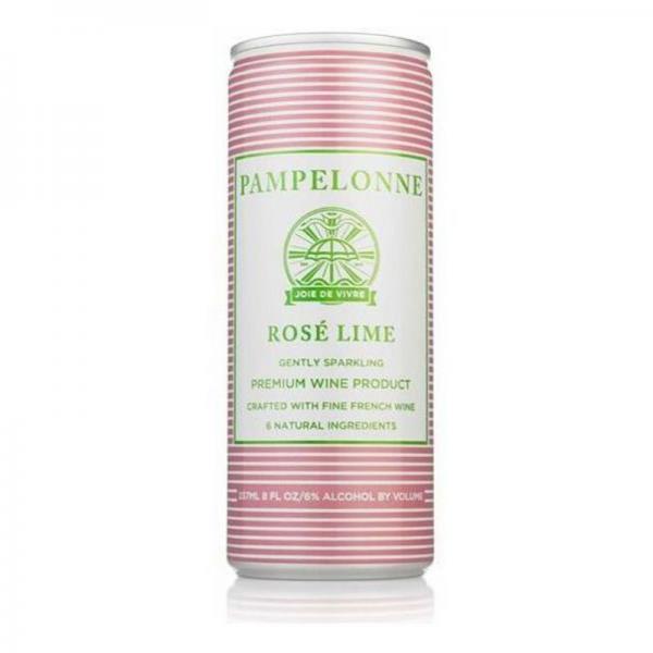 Pampelonne Rose Lime - Sparkling Wine from France - 4x 250ml Cans