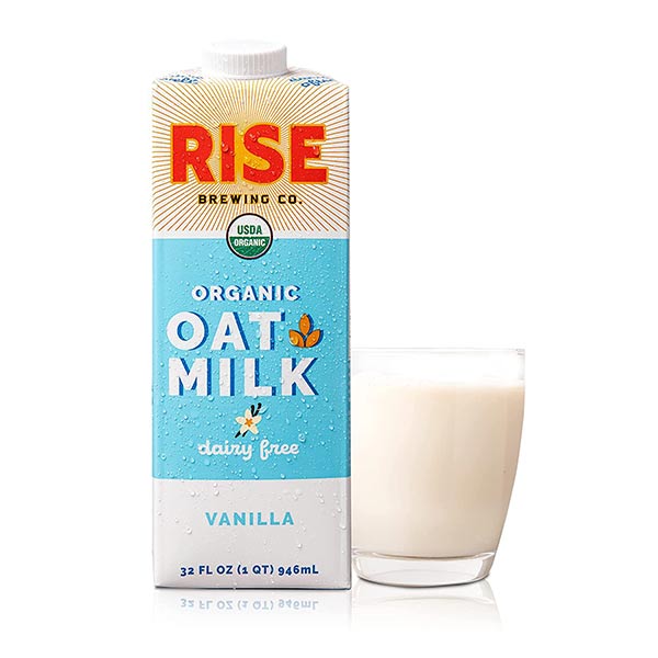 RISE Brewing Co. Vanilla Oat Milk, 32 Fl Oz (Pack of 6)