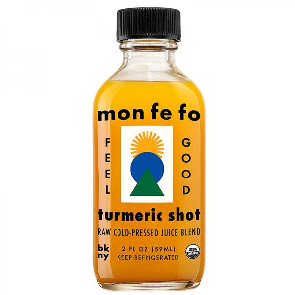 Monfefo, Juice Shot Turmeric Organic, 2 Fl Oz