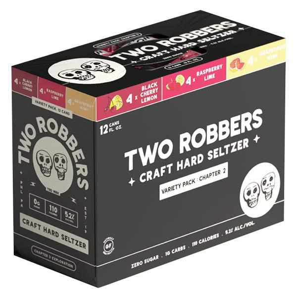 Two Robbers Chapter 2 Variety Pack Hard Seltzer - Beer - 12x 12oz Boxes