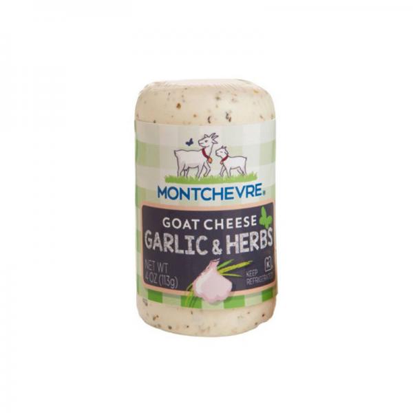 Montchevre Mediterranean Herbs & Garlic Goat Cheese - 4oz