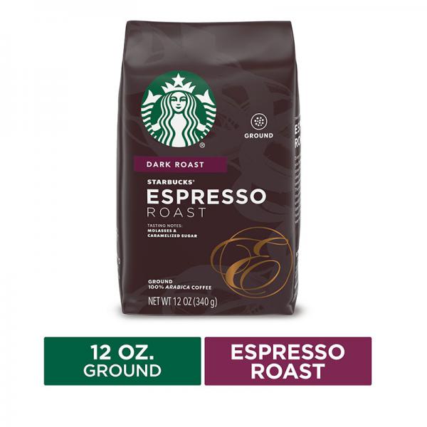 Starbucks Espresso Roast Dark Roast Ground Coffee - 12oz