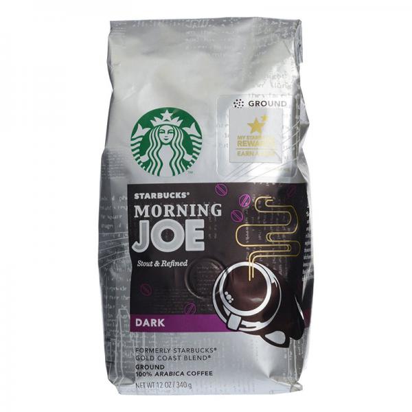 Starbucks Coffee Morning Joe Gold Coast Blend Dark Roast Ground Coffee - 12oz