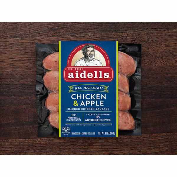 Chef Bruce Aidells Fully Cooked Chicken & Apple Smoked Chicken Sausage - 4ct/12o