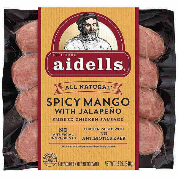 Aidells - Spicy Mango with Jalapeno Chicken Sausage 12.00 oz