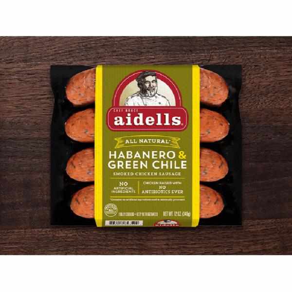 Aidells - Turkey & Chicken Sausages - Habanero & Green Chili 13.00 oz