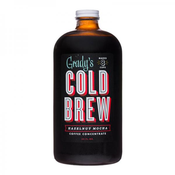 Grady's Hazelnut Mocha Style Cold Brew Coffee Concentrate - 1qt