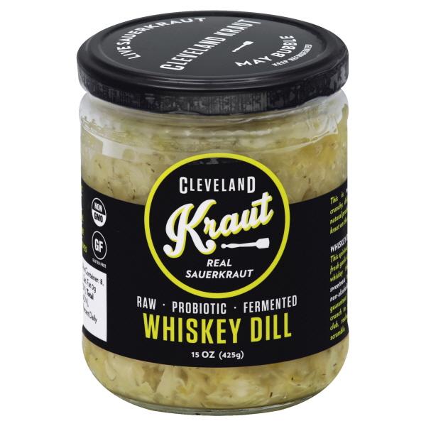 Cleveland Kraut Whiskey Dill Sauerkraut, 15 Oz.