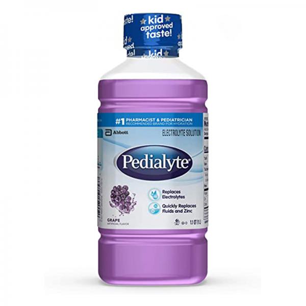 Pedialyte Electrolyte Solution, Hydration Drink, 1 Liter, Grape