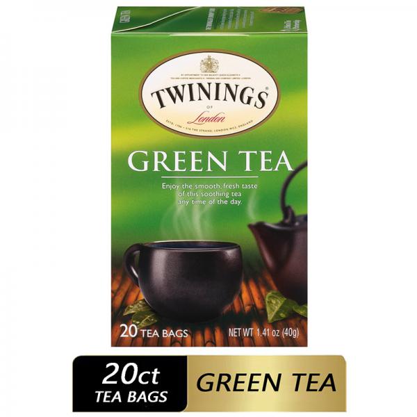 Twinings of London Green Tea Bags , 20 Ct., 1.41 oz.