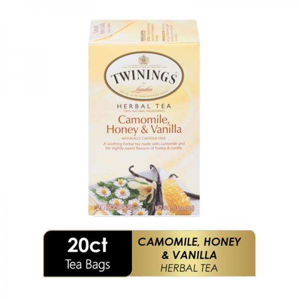 Twinings Of London Camomile, Honey, & Vanilla Tea Bags, 20 Ct