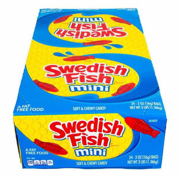 Swedish Fish 2 Oz. Candy 110373 Pack of 24