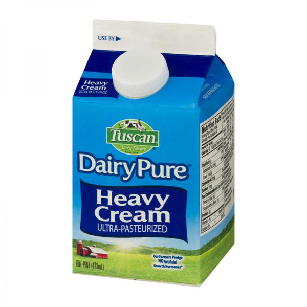 Tuscan Dairy Pure Ultra-Pasteurized Heavy Cream, 1 Pint