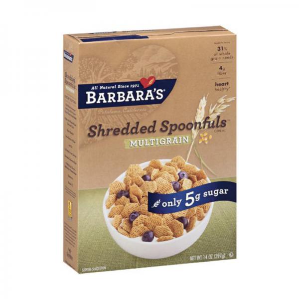 Barbara's Bakery Shredded Spoonfuls Multigrain, 14-Ounce Boxes (Pack of 12)