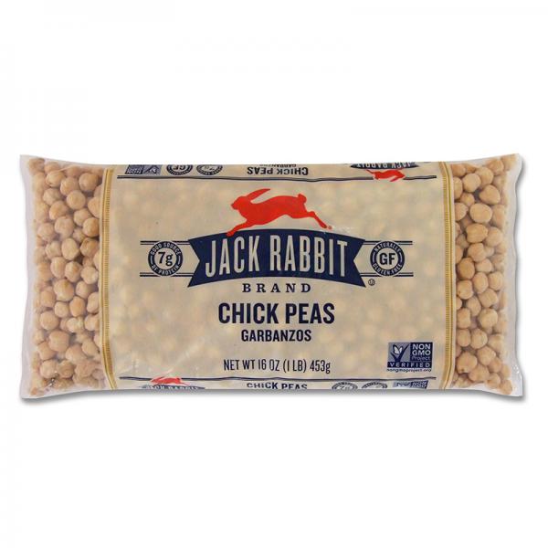 Jack Rabbit Chick Peas, 16 Oz