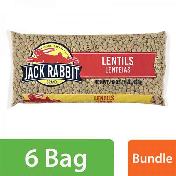 Jack Rabbit Brand Lentils, 16 Oz
