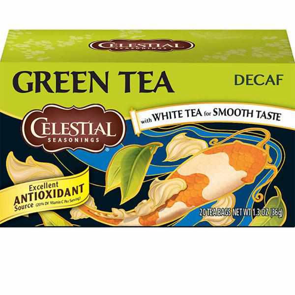 Celestial Seasonings Green Tea DECAF, 20-count (Pack of6)