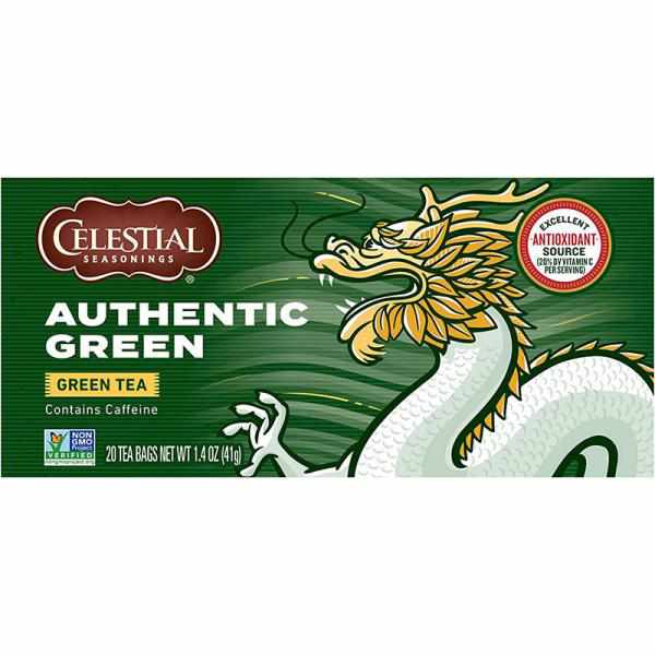 Celestial Seasonings Green Tea, Antioxidant, 20-Count Tea Bags (Pack of 6)
