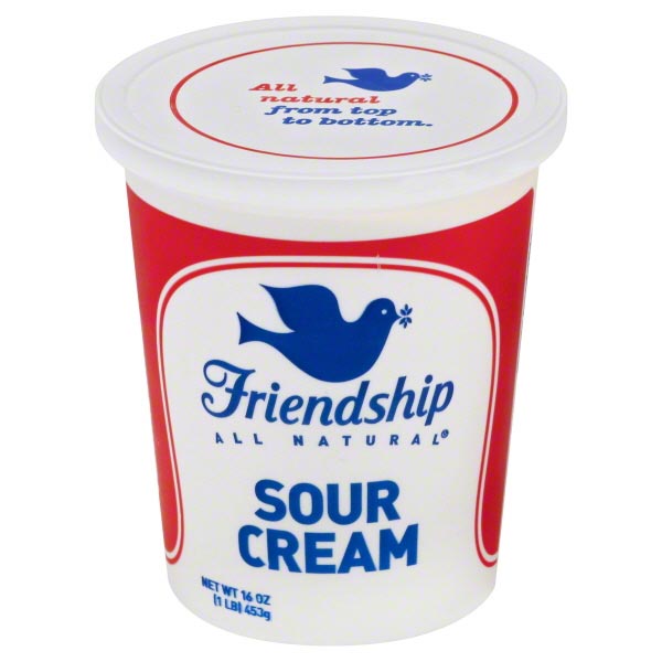 Friendship Dairies All Natural Sour Cream, 16.0 OZ
