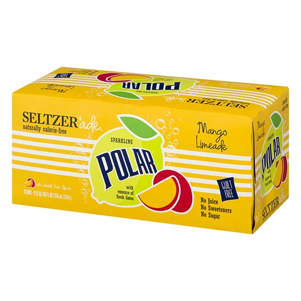 Polar Mango Limeade Seltzerade, 12 Oz. Cans, 24/Pack (1000375) | Quill