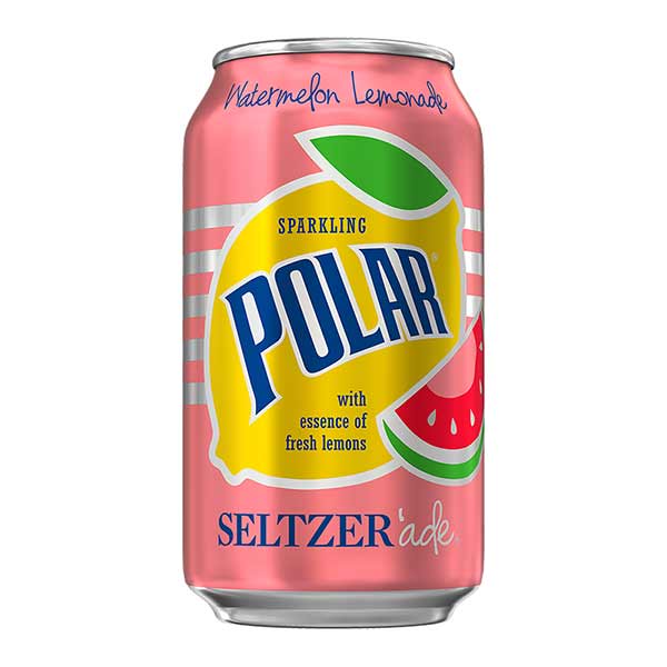 Polar Seltzer Water, Watermelon Lemonade, 12 Fl Oz
