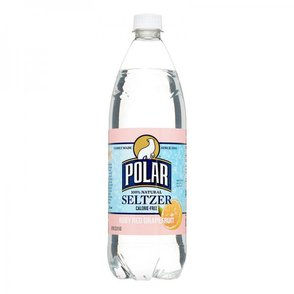 Polar Seltzer Water, Ruby Red Grapefruit 1 LT