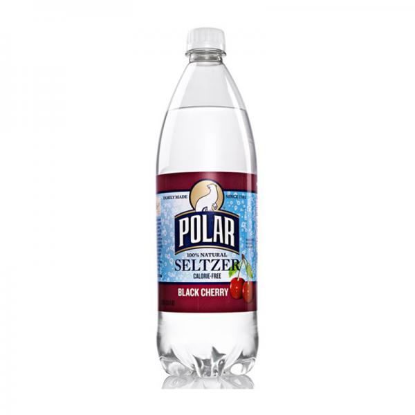 Polar Seltzer 33.8 Fl. Oz, (Pack of 12) (Black Cherry)
