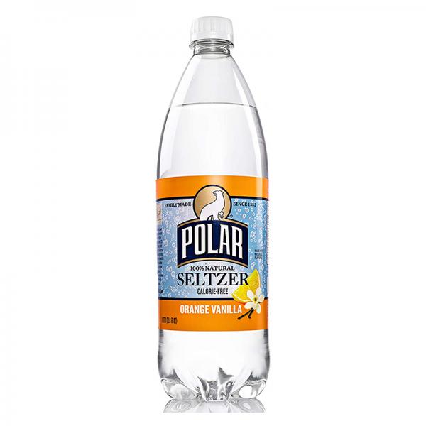 Polar Seltzer Water, Vanilla, 33.8 Fl Oz