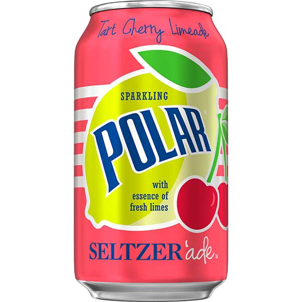 Polar Tart Cherry Limeade Seltzerade, 12 Oz. Cans, 24/Pack (1000347) | Quill
