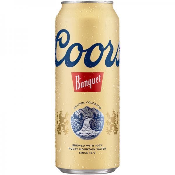 Coors Banquet Lager Beer, 24 Fl. Oz. Can, 5% ABV