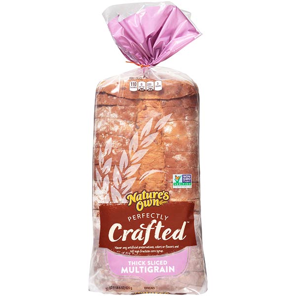 Nature's Own Perfectly Crafted Thick Sliced Multigrain Bread 22 Oz. Loaf