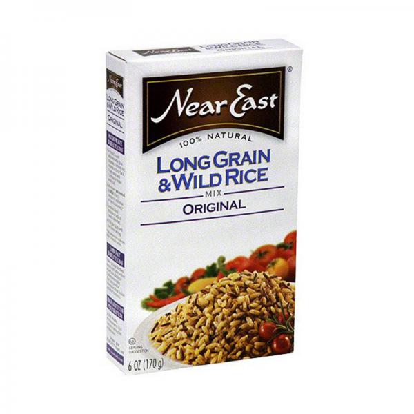 Near East Long Grain & Wild Rice Pilaf Mix, 6 -Ounce Boxes (Pack of 12)