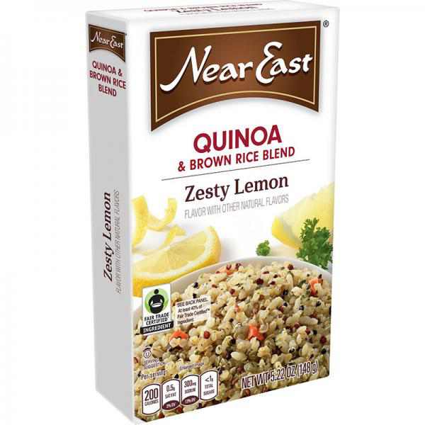 Near East Quinoa & Brown Rice Blend, Zesty Lemon, 5.22 oz Box