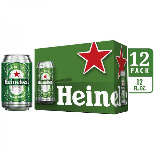 Heineken Lager, 12 Pack, 12 Fl Ozcans