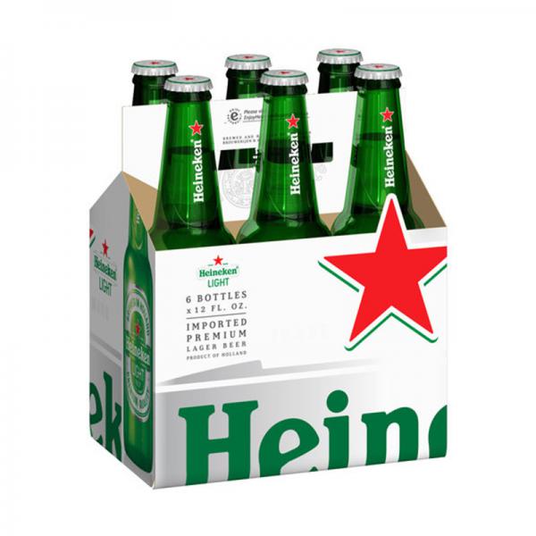 Heineken Light Lager Beer, 6 Pack, 12 Fl Oz