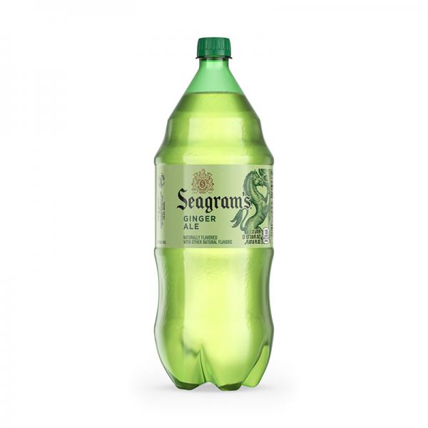 Seagram's Caffeine-Free Ginger Ale Soda, 2 L