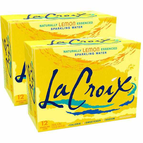 LaCroix Sparkling Water - Lemon 12pk/12 fl oz Cans, 12 / Pack (Quantity)