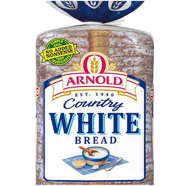 Arnold Country White Bread, Soft Texture & Homemade Taste, 24 Oz