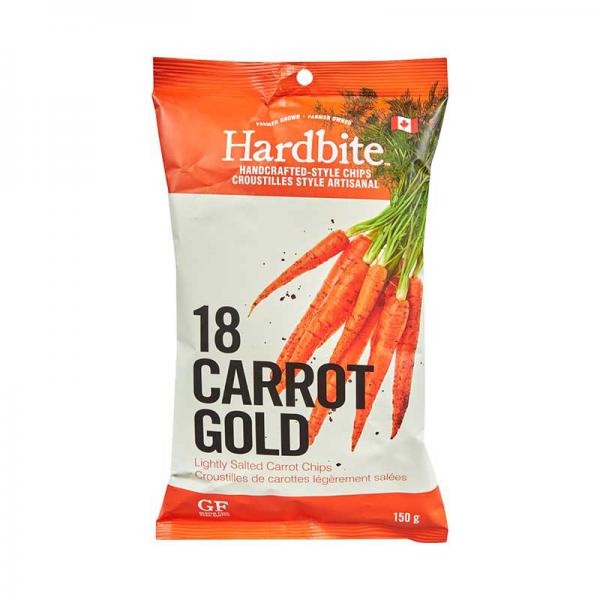 Hardbite Chips Hardbite 18 Carrot Gold Handcrafted-Style Lightly Salted Carrot C