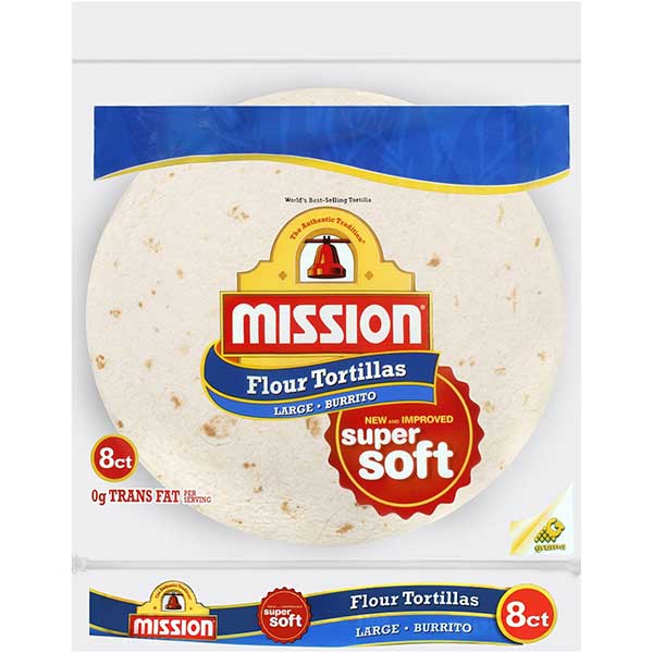 Mission - Flour Tortillas Large Burrito 20.00 oz 8 ct