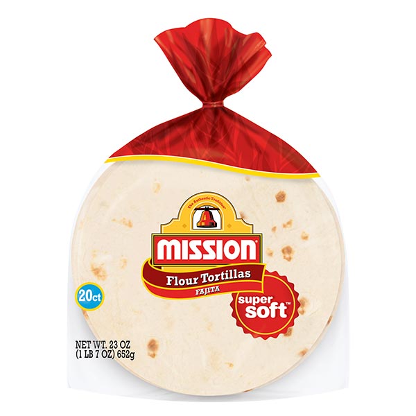 Mission Fajita Flour Tortillas, 23 oz