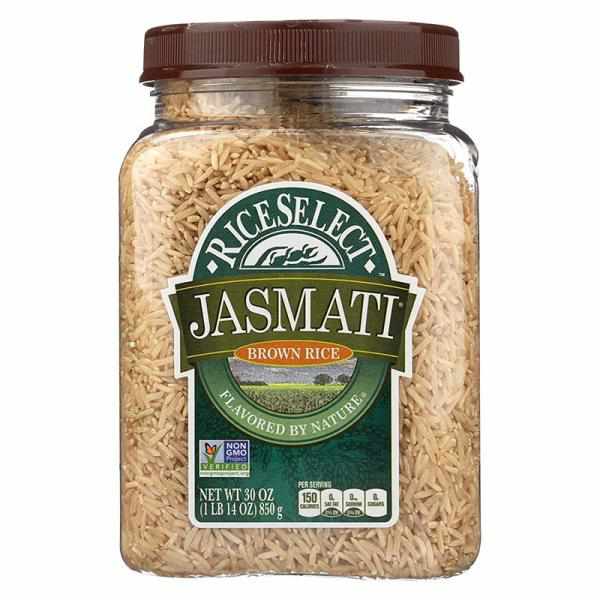 Rice select Brown Jasmati Rice, 30 Ounce