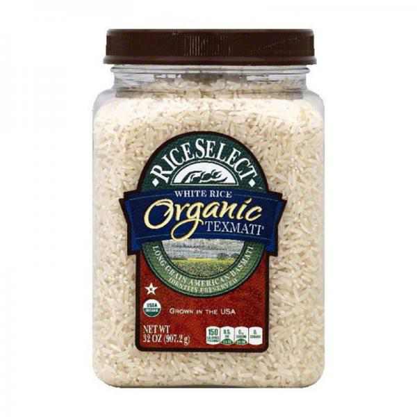 Rice Select Organic White Rice Texmati, 32 Oz