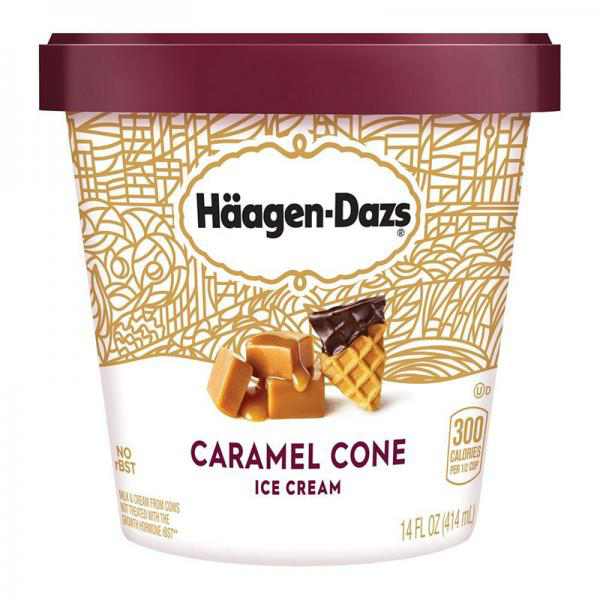 Haagen-Dazs Caramel Cone Ice Cream - 14oz