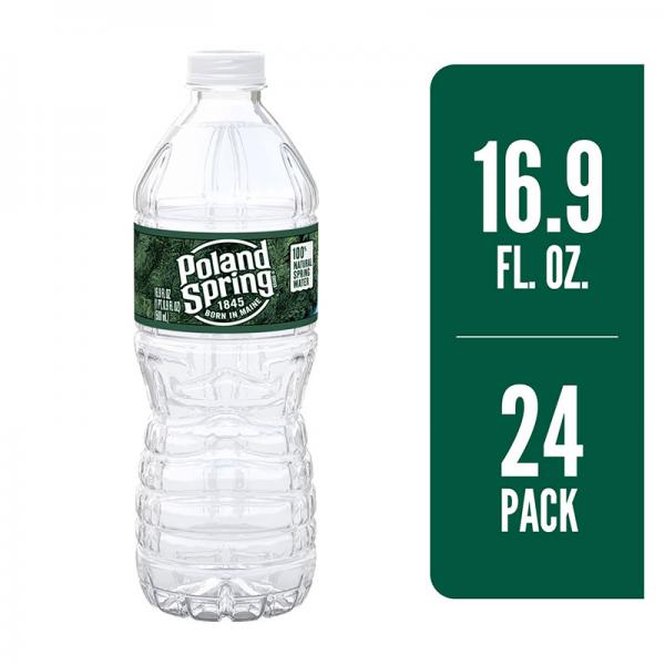  POLAND SPRING Brand 100% Natural Spring Water, 16.9-ounce plastic bottles