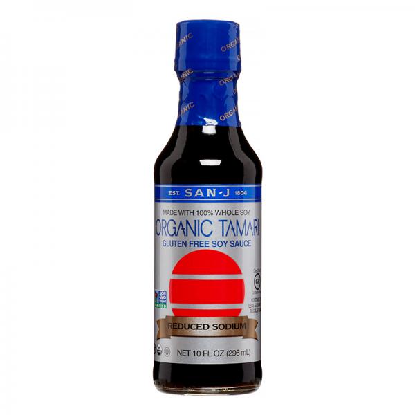 San-J Organic Tamari Wheat-Free Reduced Sodium Soy Sauce 10 oz