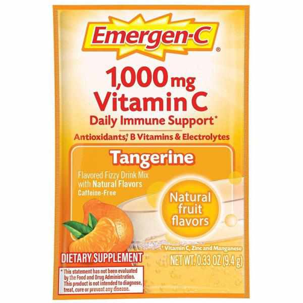 Bulk Buys Emergen-C Dietary Supplement - Tangerine - Case of 100