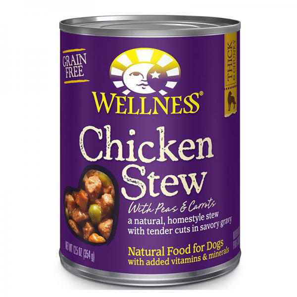 Wellness Chicken Stew with Peas & Carrots Canned Dog Food
