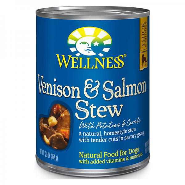 Wellness Pet Products Dog Food - Venison and Salmon with Potatoes and Carrots -
