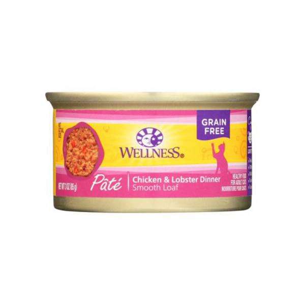 Wellness Pet Products 61126 Canned Chicken Lobster Cat Food